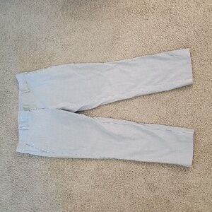 Lila Rose Cropped Ankle Striped Coastal Beachy Pants